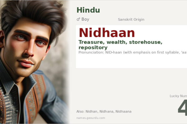 Nidhaan Name Meaning — Sanskrit Origin, Boy Name & Details (2025)