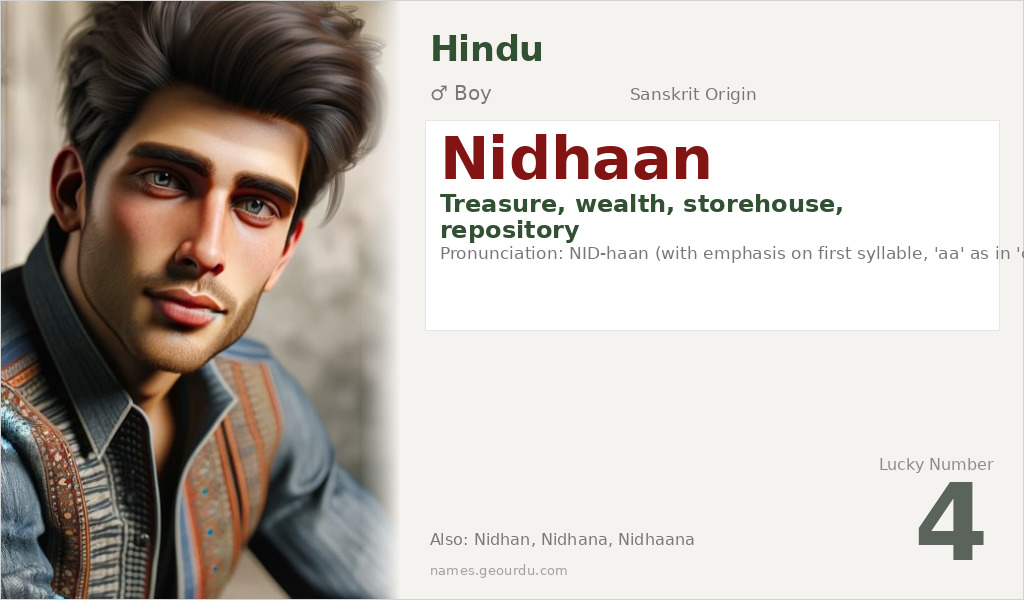 Nidhaan Name Meaning and Details