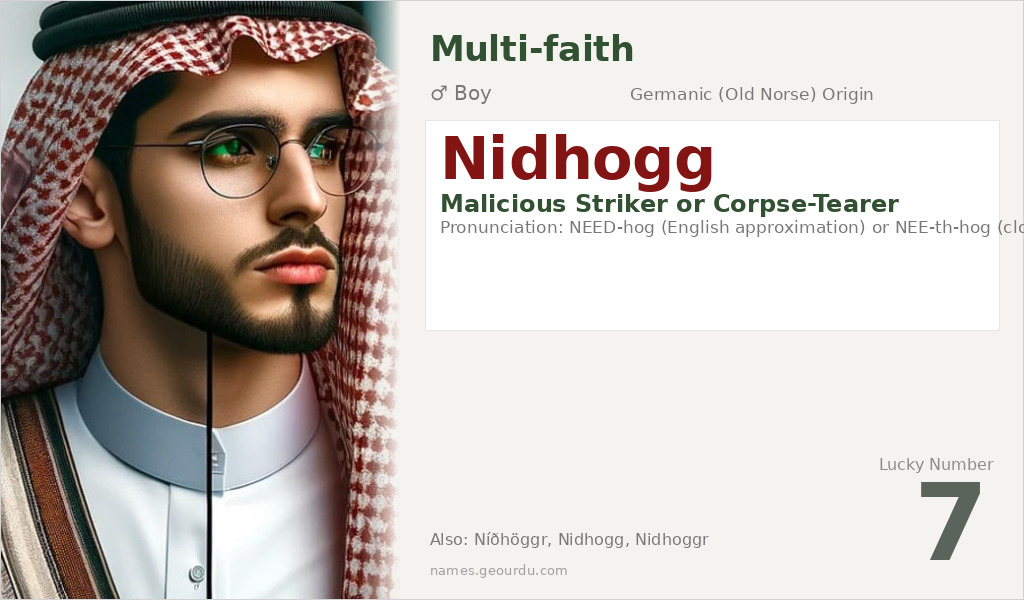 Nidhogg Name Meaning and Details