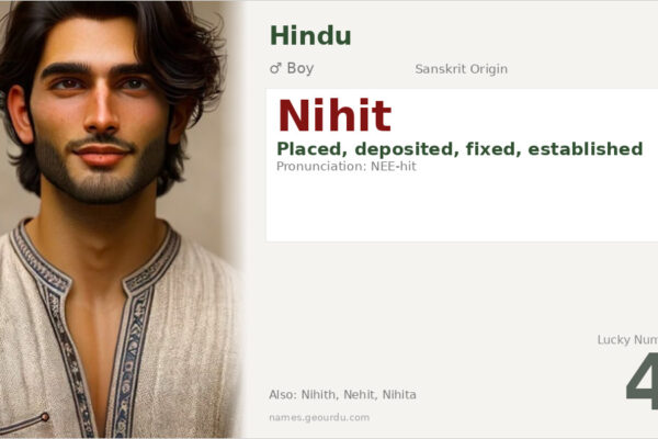 Nihit Name Meaning — Sanskrit Origin, Boy Name & Details (2025)