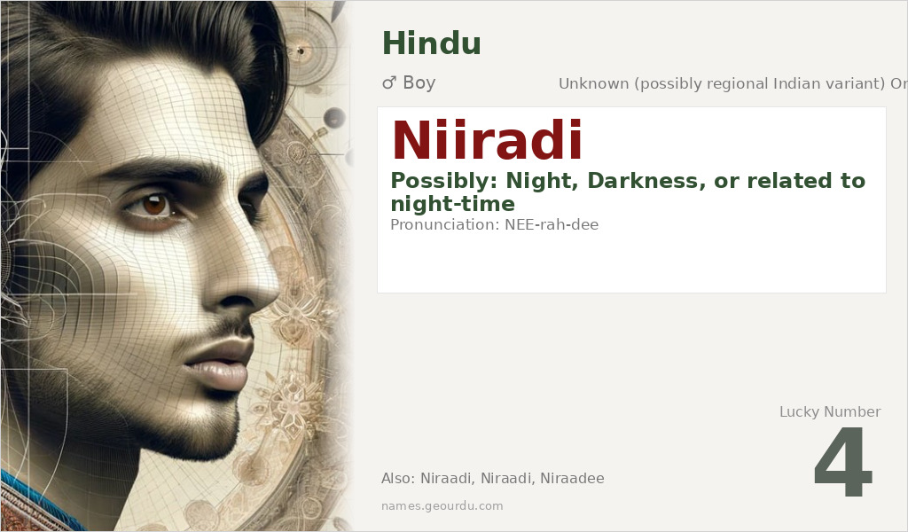 Niiradi Name Meaning and Details