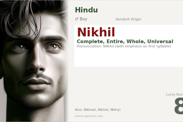 Nikhil Name Meaning — Sanskrit Origin, Boy Name & Details (2025)