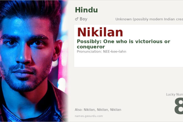 Nikilan Name Meaning — Origin, Gender & Details (2025)