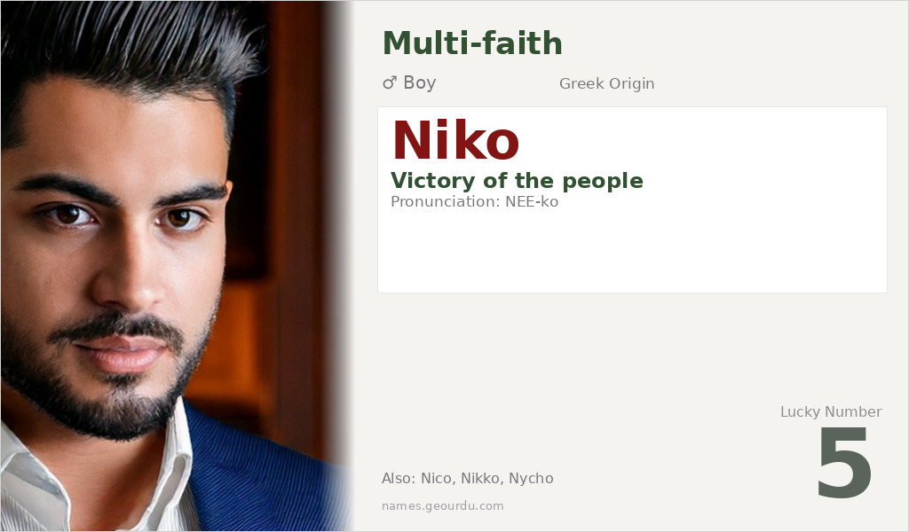 Niko Name Meaning and Details