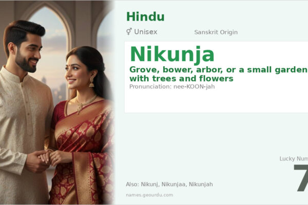 Nikunja Name Meaning — Sanskrit Origin, Gender & Details (2025)