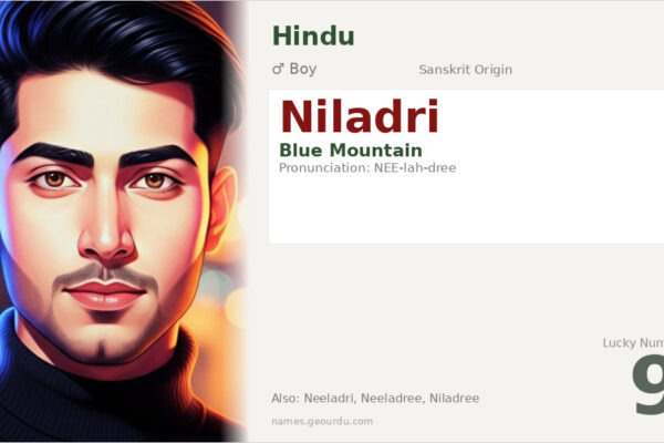 Niladri Name Meaning — Sanskrit Origin, Hindu Boy Name & Details (2025)