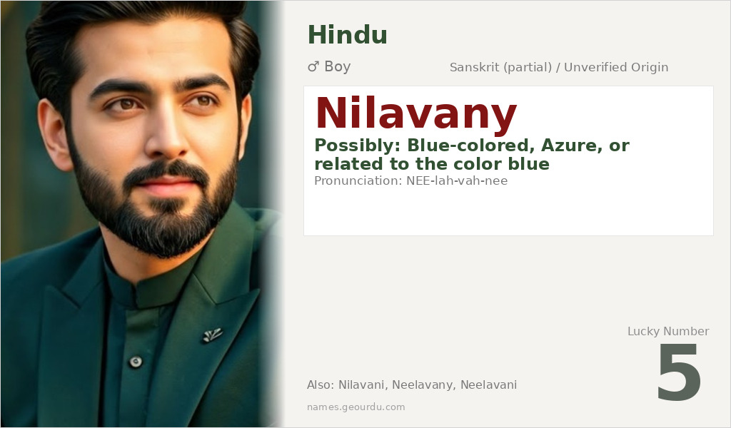 Nilavany Name Meaning and Details