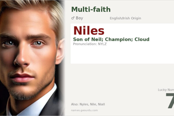 Niles Name Meaning — Origin, Gender & Details (2025)