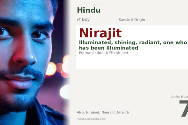 Nirajit Name Meaning — Sanskrit Origin, Boy Name & Details (2025)