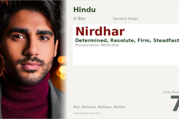 Nirdhar Name Meaning — Sanskrit Origin, Boy Name & Details (2025)