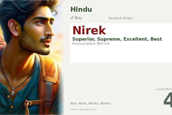 Nirek Meaning — Sanskrit Origin, Boy Name & Details (2025)
