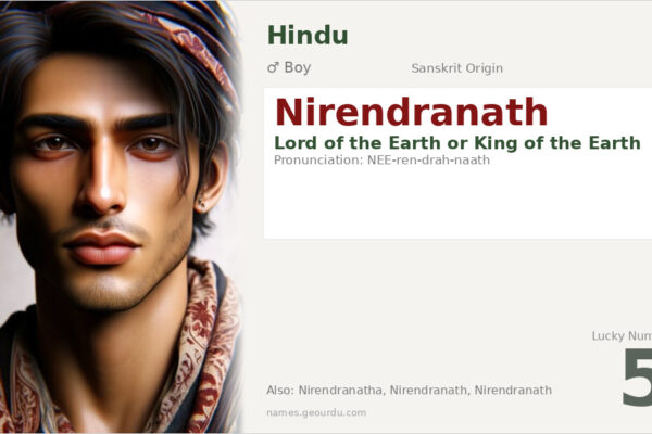Nirendranath Meaning — Origin, Gender & Details (2025)