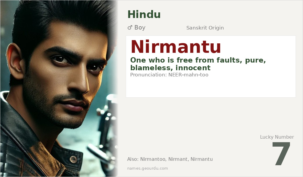 Nirmantu Name Meaning and Details