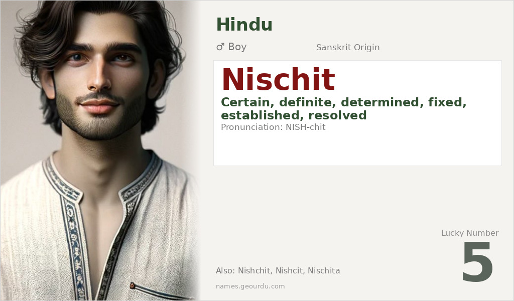 Nischit Name Meaning and Details