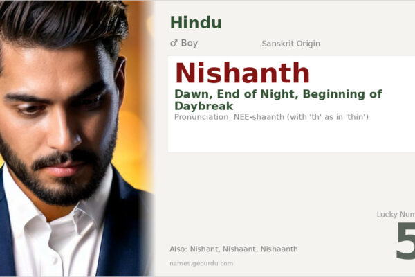 Nishanth Name Meaning — Sanskrit Origin, Boy Name & Details (2025)