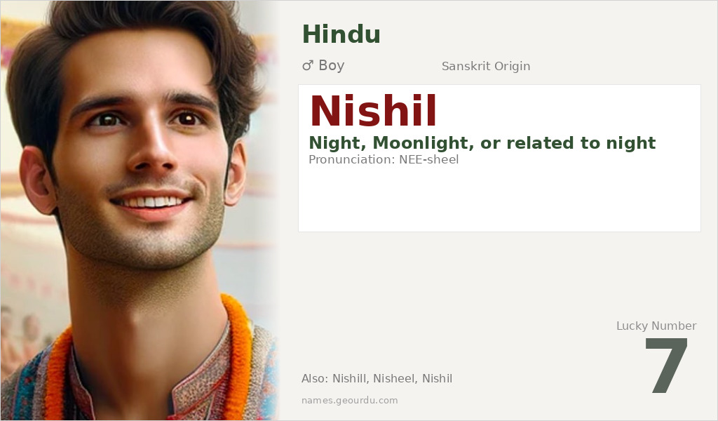 Nishil Name Meaning and Details