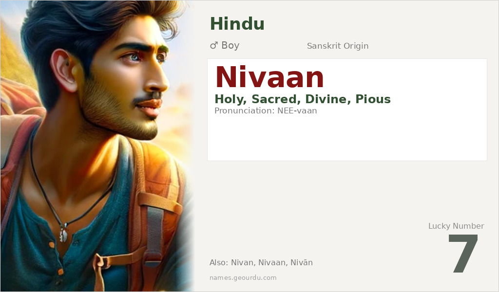 Nivaan Name Meaning and Details