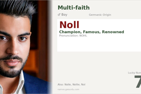Noll Name Meaning — Origin, Gender & Details (2025)