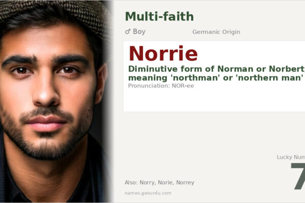 Norrie Name Meaning — Origin, Gender & Details (2025)