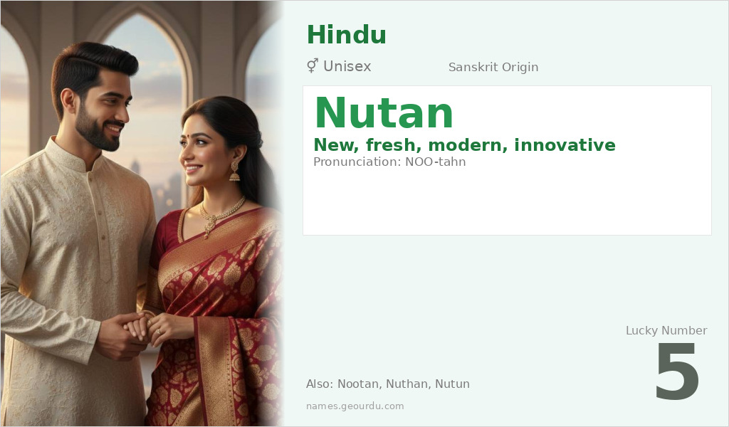 Nutan Name Meaning and Details