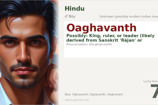 Oaghavanth Name Meaning — Origin, Gender & Details (2025)