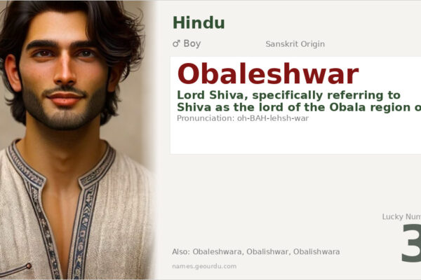 Obaleshwar Meaning — Hindu Boy Name Origin & Details (2025)