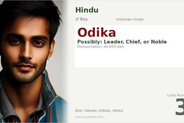Odika Name Meaning — Origin, Gender & Details (2025)