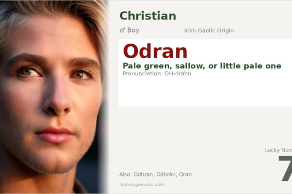 Odran Name Meaning — Irish Origin, Boy Name & Saintly History (2025)