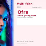 Ofra Name Meaning and Details