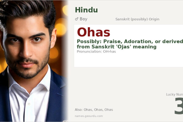 Ohas Name Meaning — Origin, Gender & Details (2025)