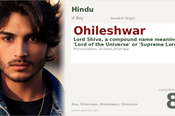 Ohileshwar Name Meaning — Sanskrit Origin, Lord Shiva & Details (2025)