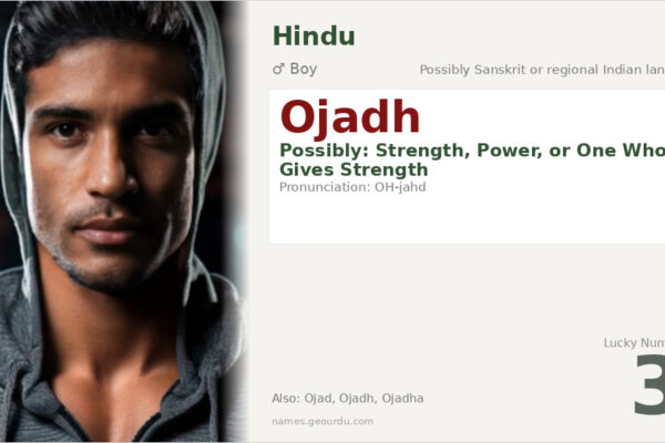 Ojadh Name Meaning — Origin, Gender & Details (2025)