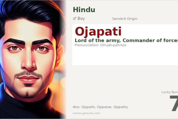Ojapati Name Meaning — Sanskrit Origin, Boy Name & Details (2025)