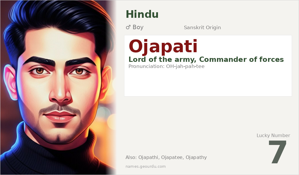 Ojapati Name Meaning and Details