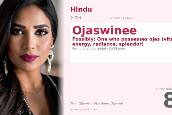 Ojaswinee Name Meaning — Origin, Gender & Details (2025)