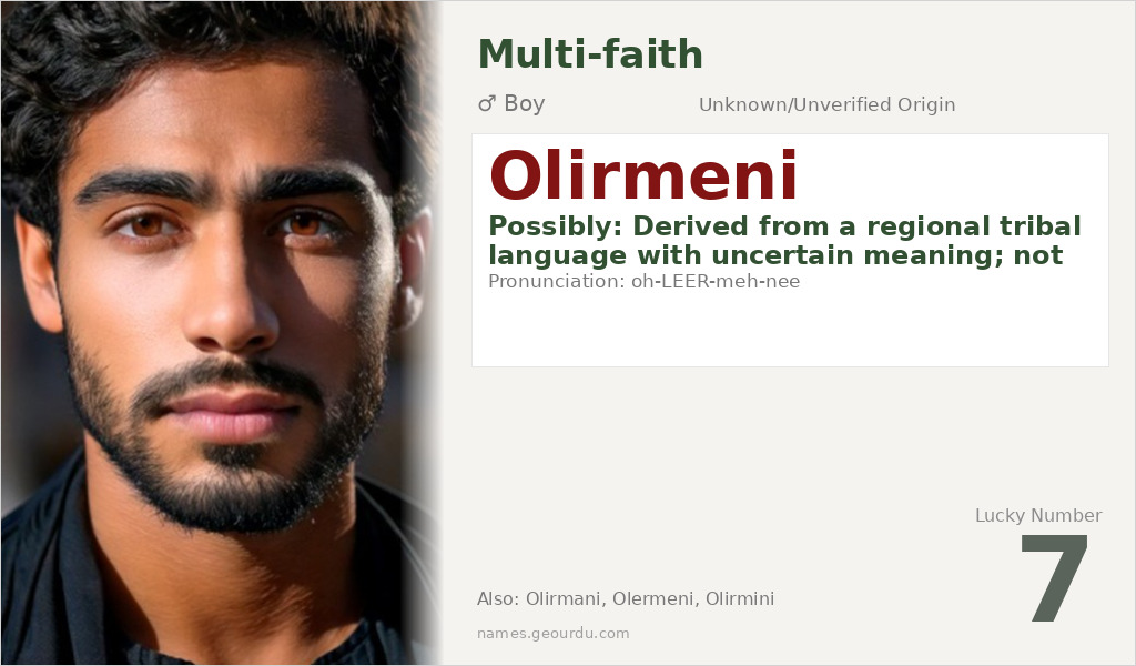 Olirmeni Name Meaning and Details