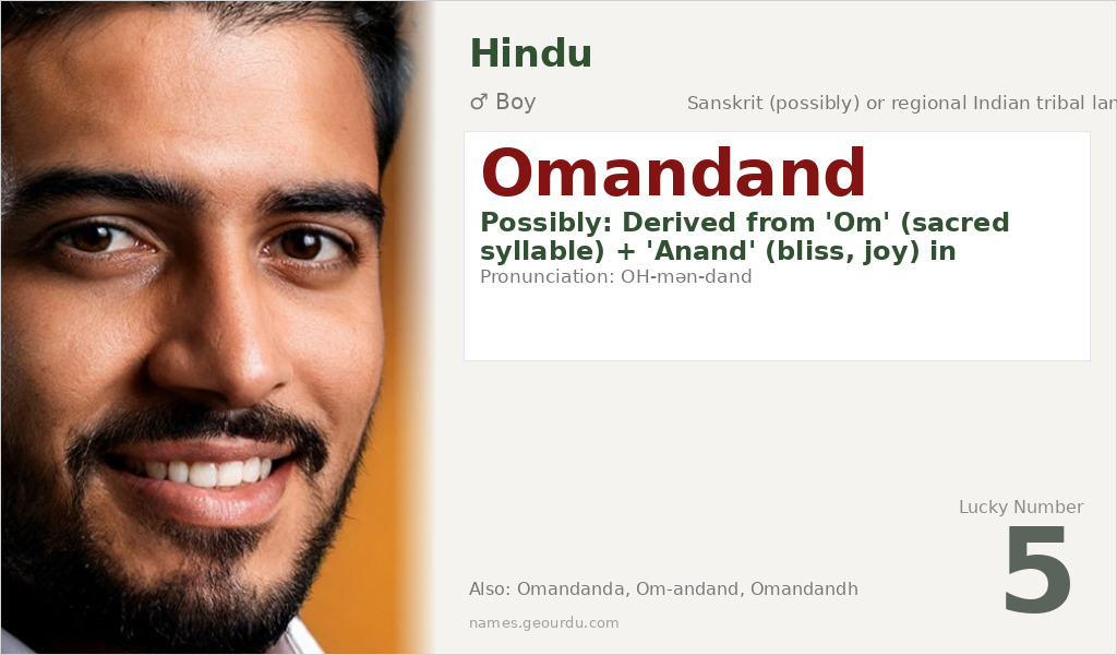 Omandand Name Meaning and Details