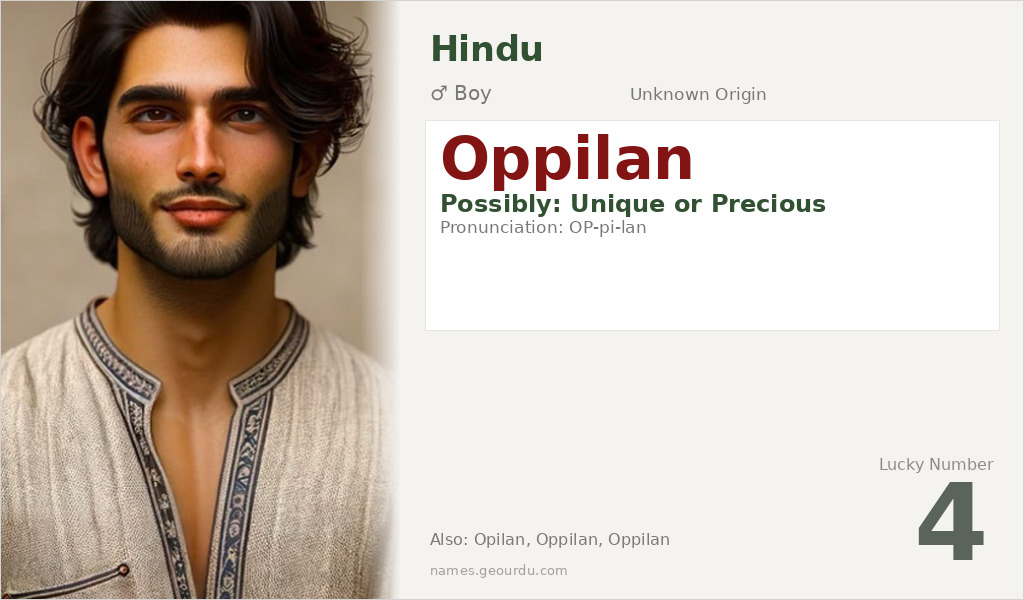 Oppilan Name Meaning and Details