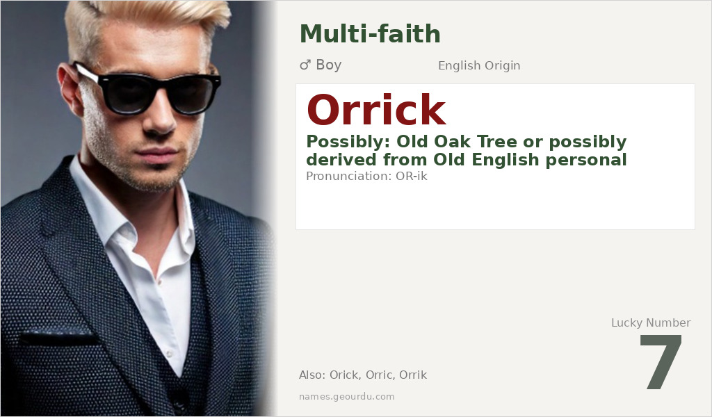 Orrick Name Meaning and Details