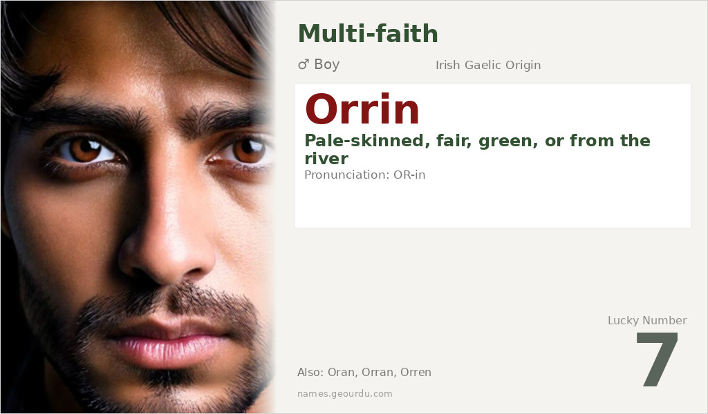 Orrin Name Meaning and Details