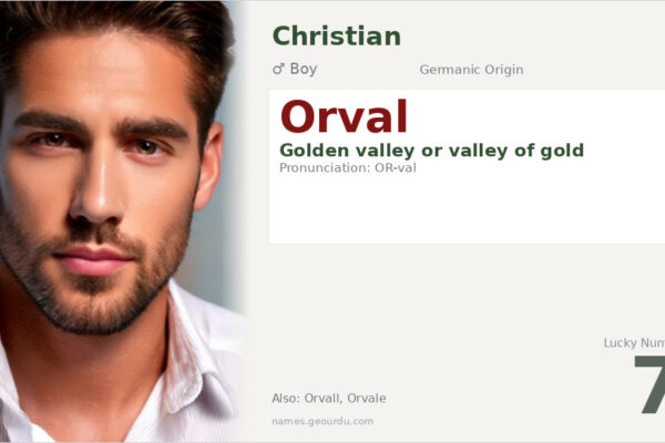 Orval Name Meaning — Golden Valley Origin & Details (2025)