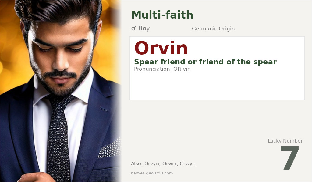 Orvin Name Meaning and Details