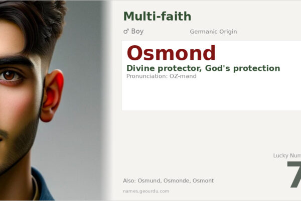 Osmond Name Meaning — Norse Origin, Boy Name & History (2025)