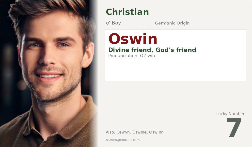 Oswin Name Meaning and Details
