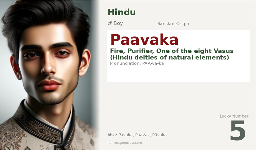 Paavaka Name Meaning and Details