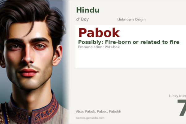 Pabok Name Meaning — Origin, Gender & Details (2025)