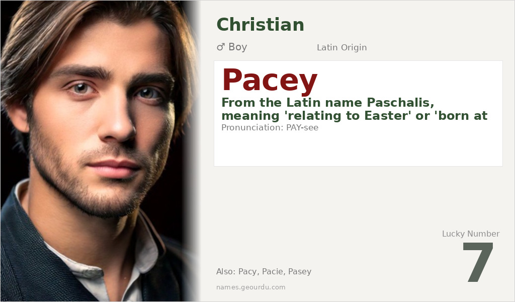 Pacey Name Meaning and Details
