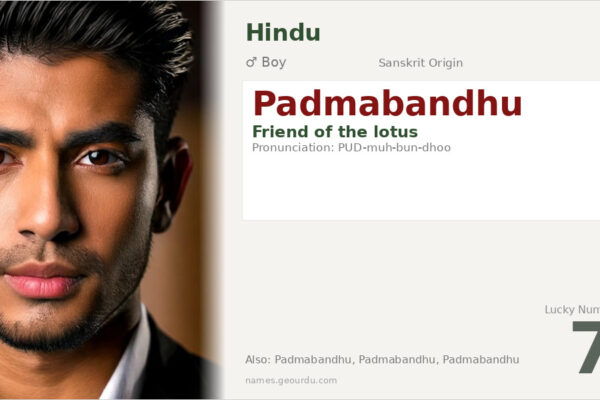 Padmabandhu Meaning — Origin, Gender & Details (2025)
