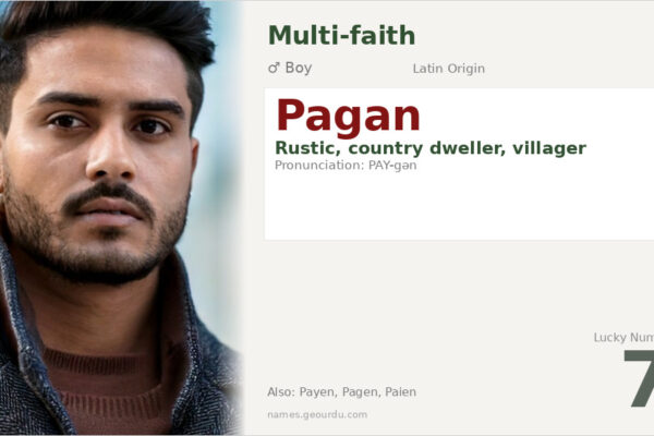 Pagan Name Meaning — Latin Origin, Boy Name & History (2025)
