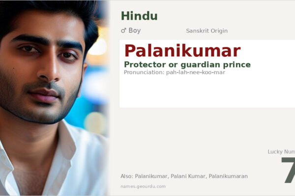 Palanikumar Meaning — Origin, Gender & Details (2025)